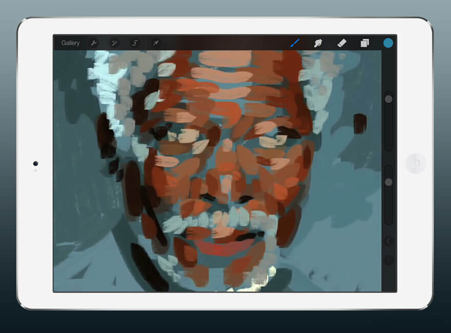 morgan freeman portrait drawing 1